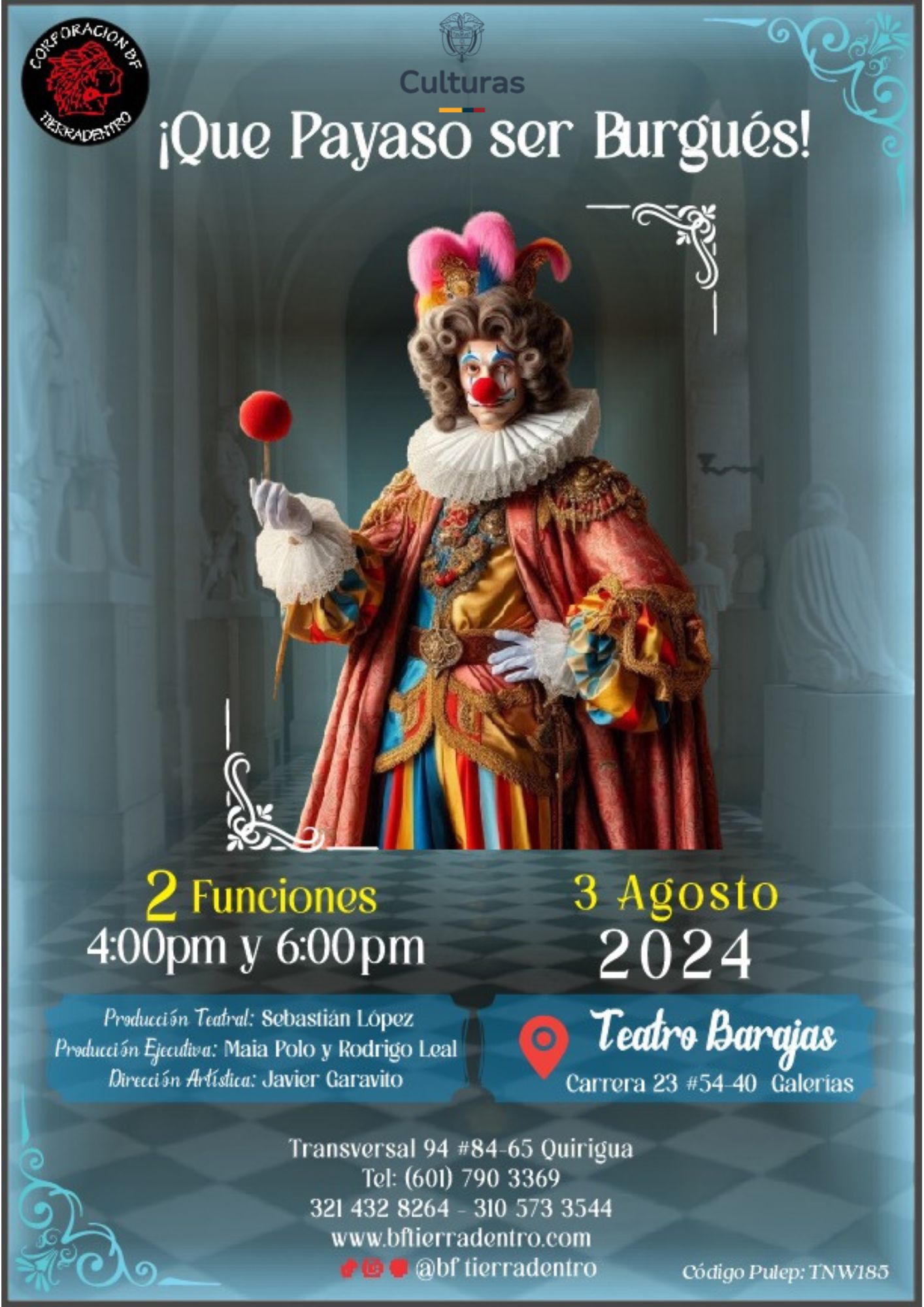 Que payaso ser burgues